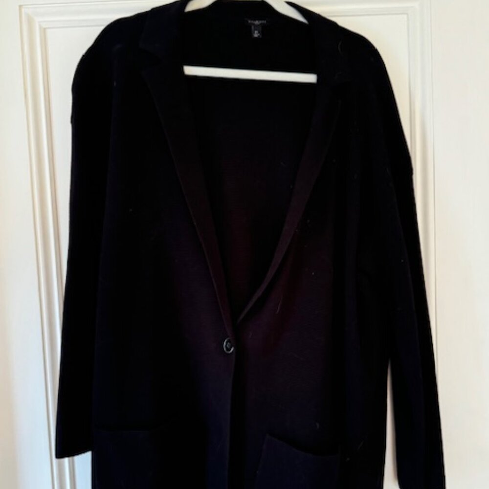 Talbots Black Sweater Jacket